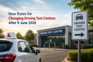 New Rules for Changing Driving Test Centres After 9 June 2026